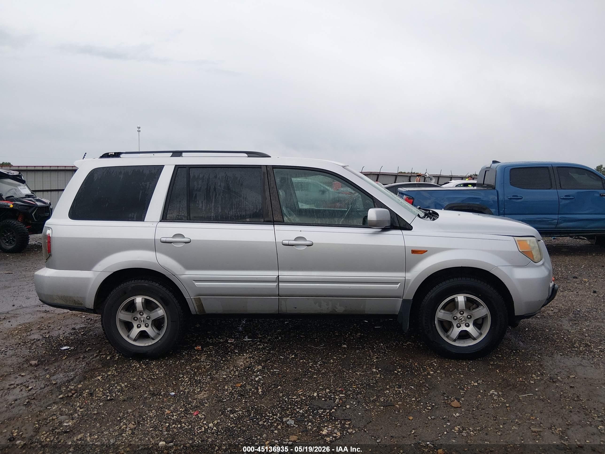2006 Honda Pilot Ex-l Серебряный vin: 5FNYF28676B003977