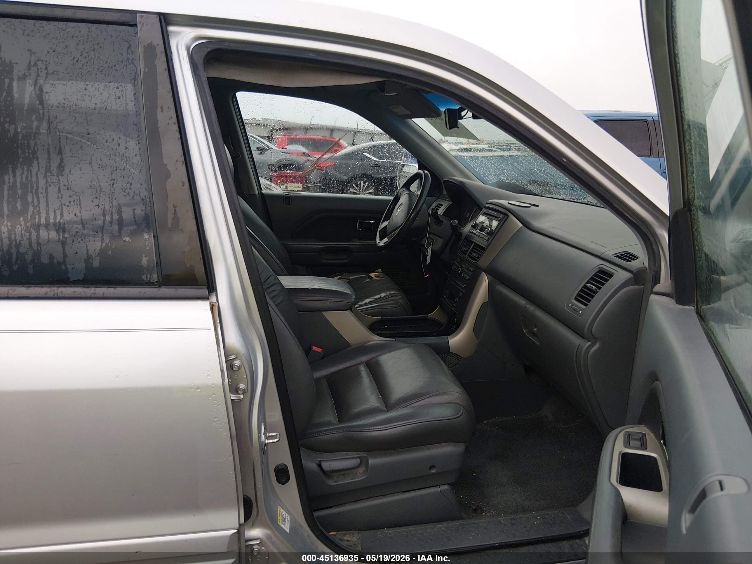 2006 Honda Pilot Ex-l Серебряный vin: 5FNYF28676B003977