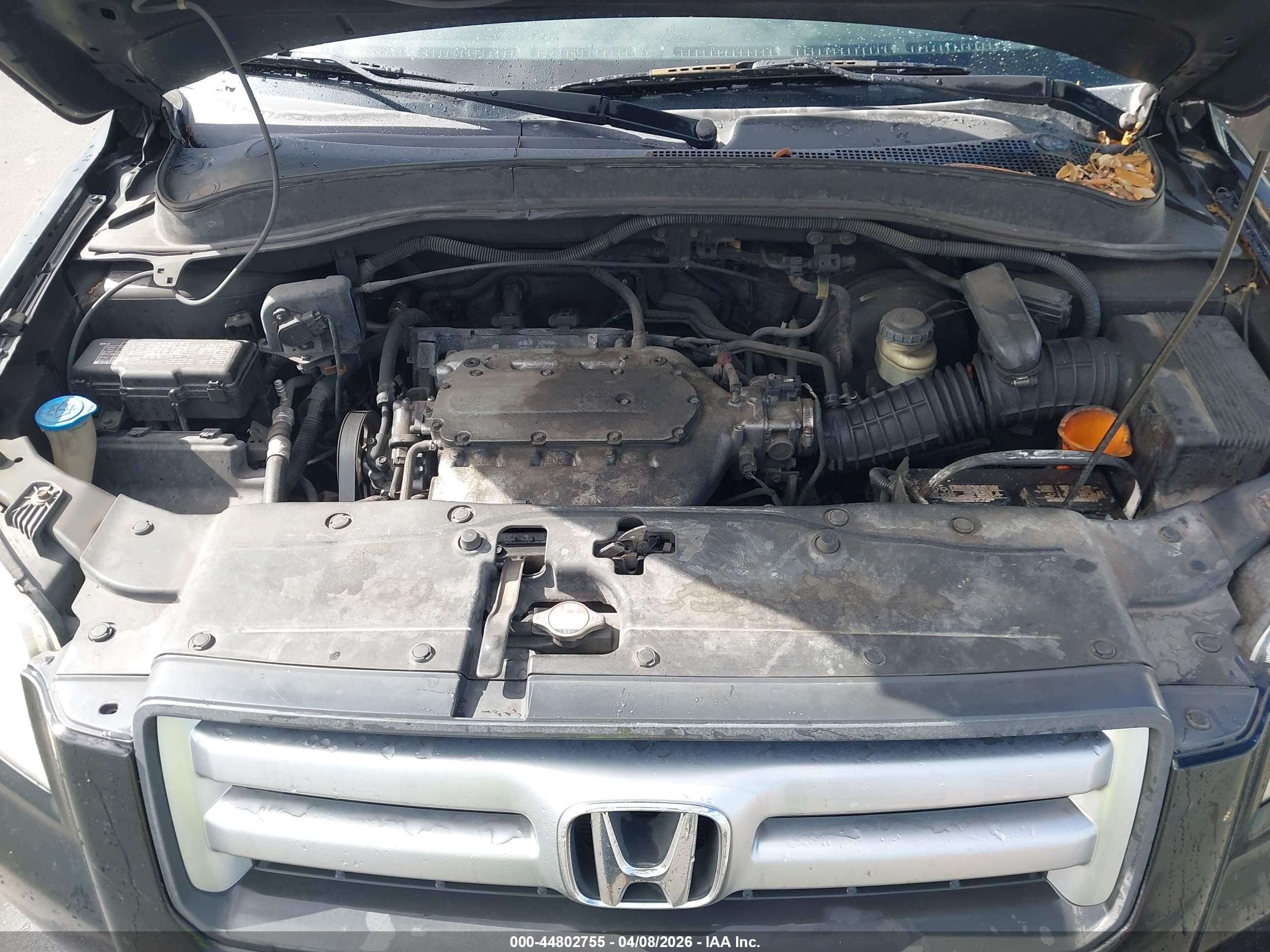 2007 Honda Pilot Ex-l Черный vin: 5FNYF28687B003956