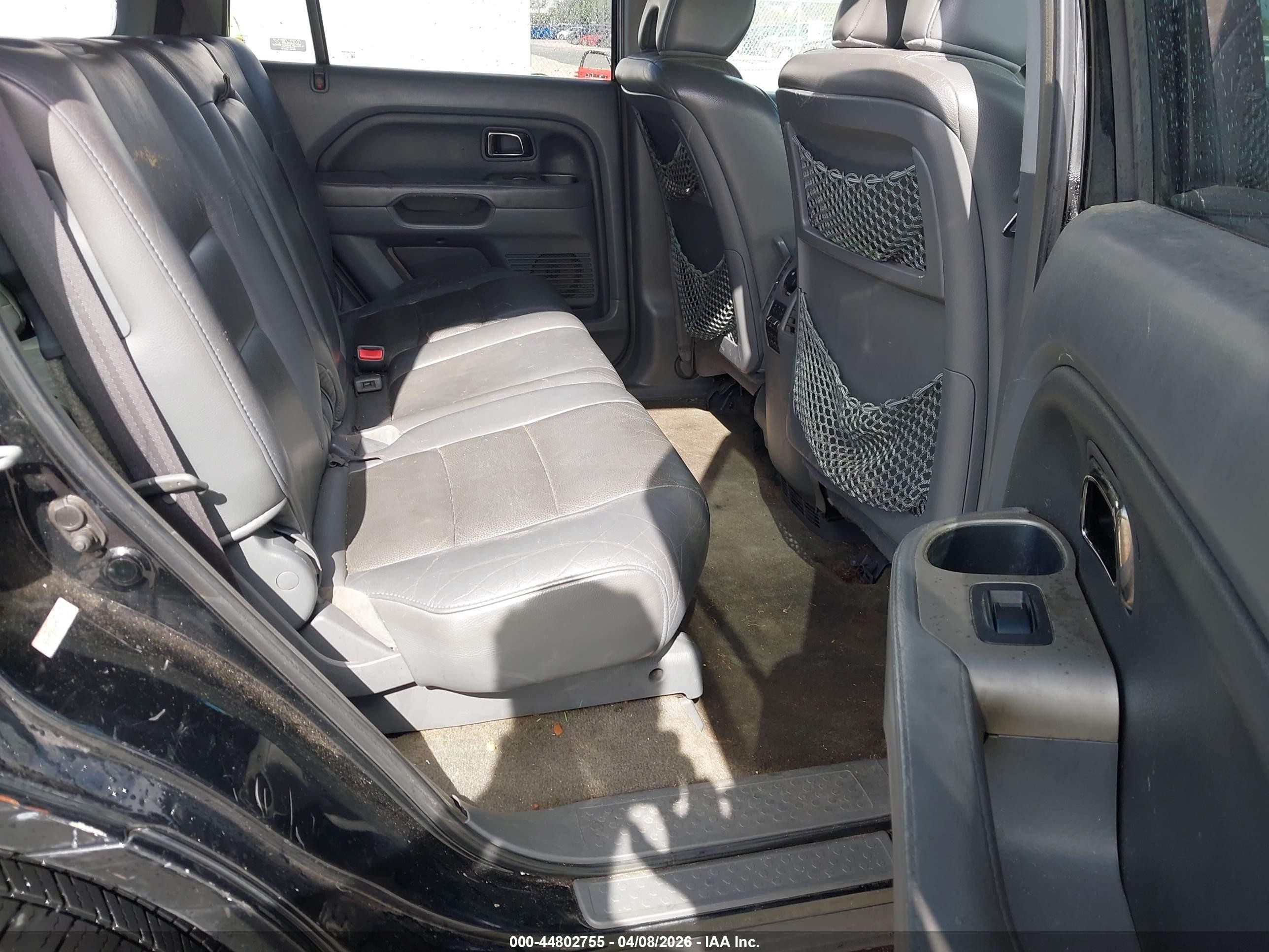 2007 Honda Pilot Ex-l Черный vin: 5FNYF28687B003956