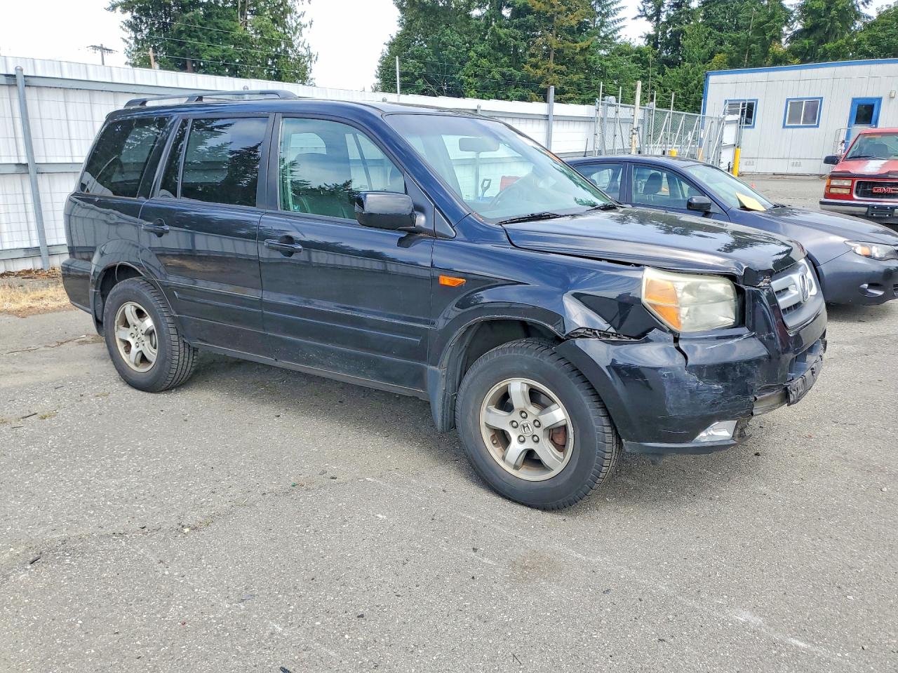 2006 Honda Pilot Ex Black vin: 5FNYF28696B006881