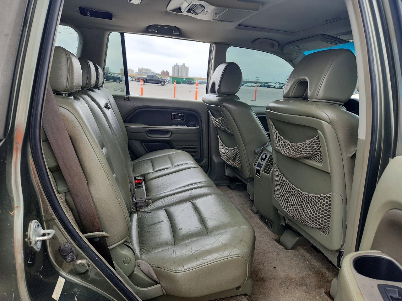2006 Honda Pilot Ex Green vin: 5FNYF286X6B037976