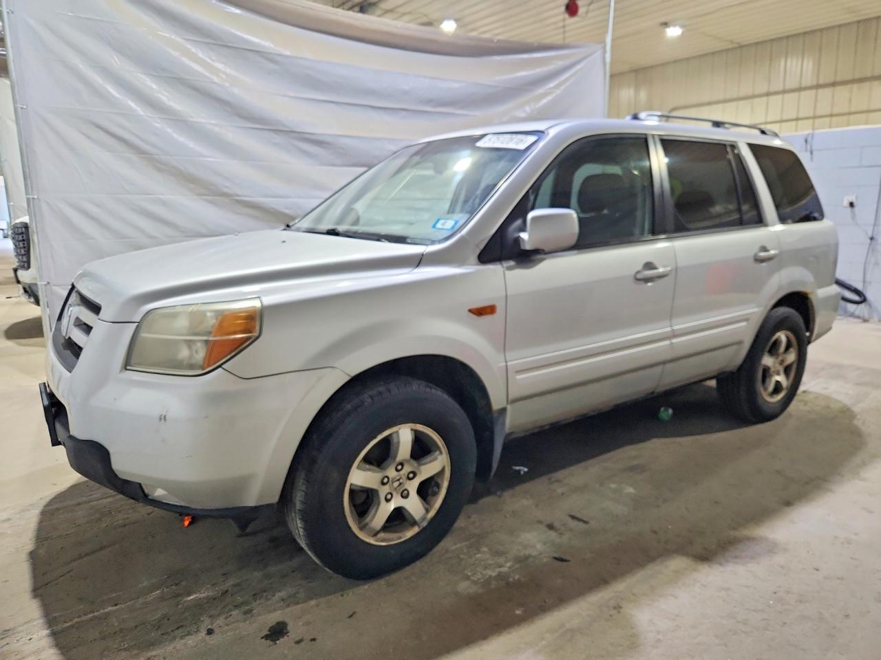 2006 Honda Pilot Ex Silver vin: 5FNYF28706B009418