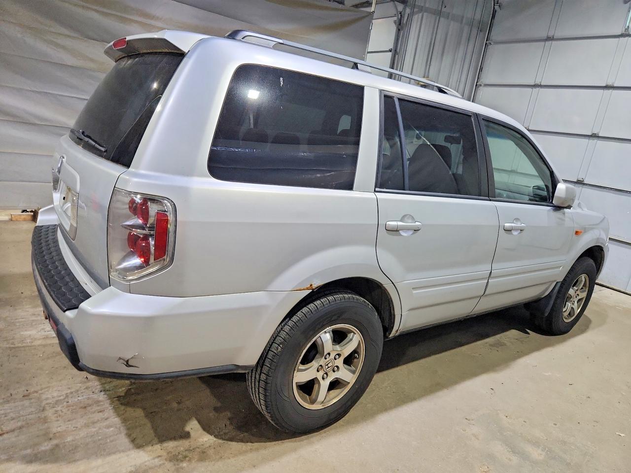 2006 Honda Pilot Ex Silver vin: 5FNYF28706B009418