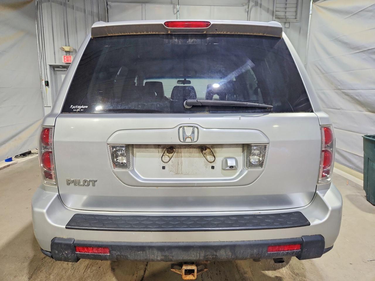 2006 Honda Pilot Ex Silver vin: 5FNYF28706B009418