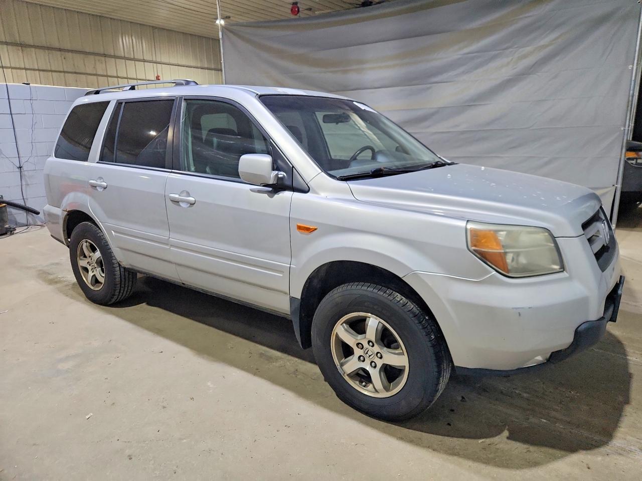 2006 Honda Pilot Ex Silver vin: 5FNYF28706B009418