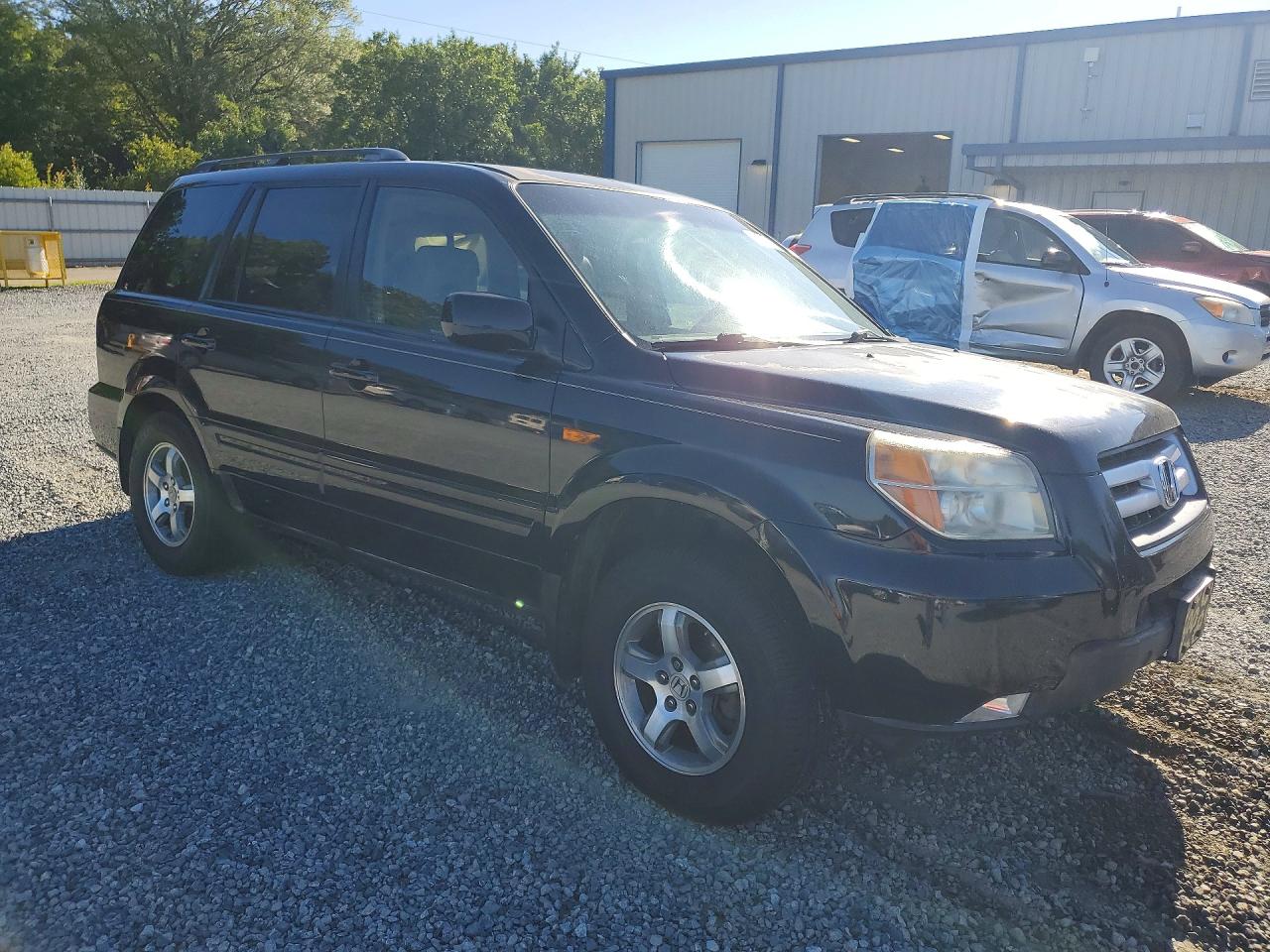 2007 Honda Pilot Exl Черный vin: 5FNYF28707B018461
