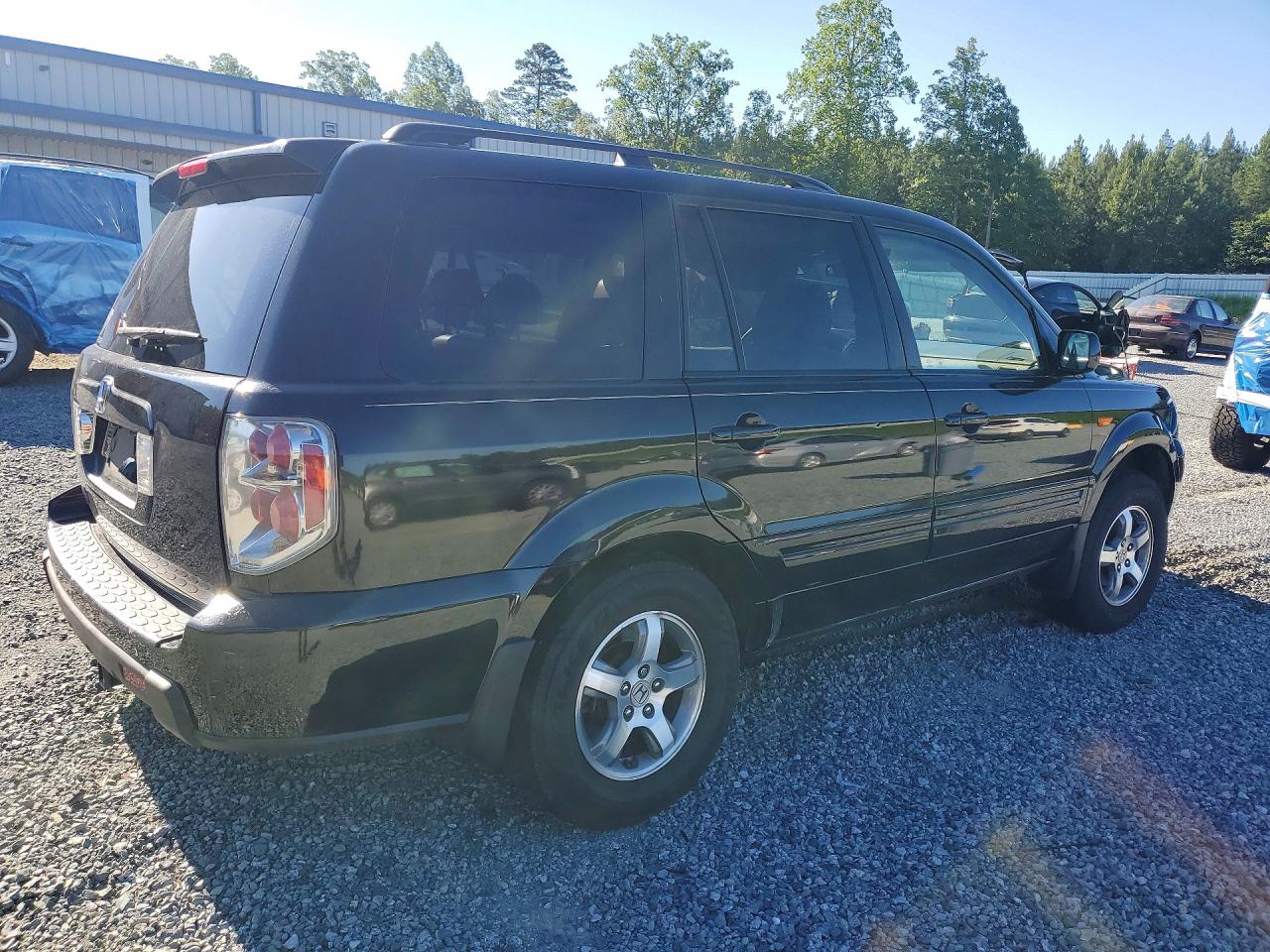 2007 Honda Pilot Exl Черный vin: 5FNYF28707B018461