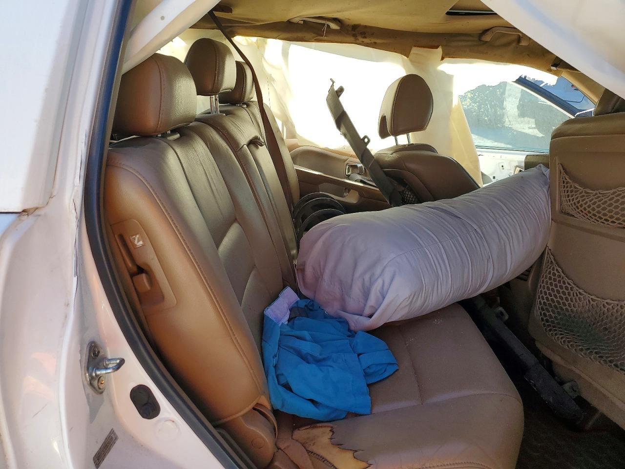 2007 Honda Pilot Exl White vin: 5FNYF28707B046969