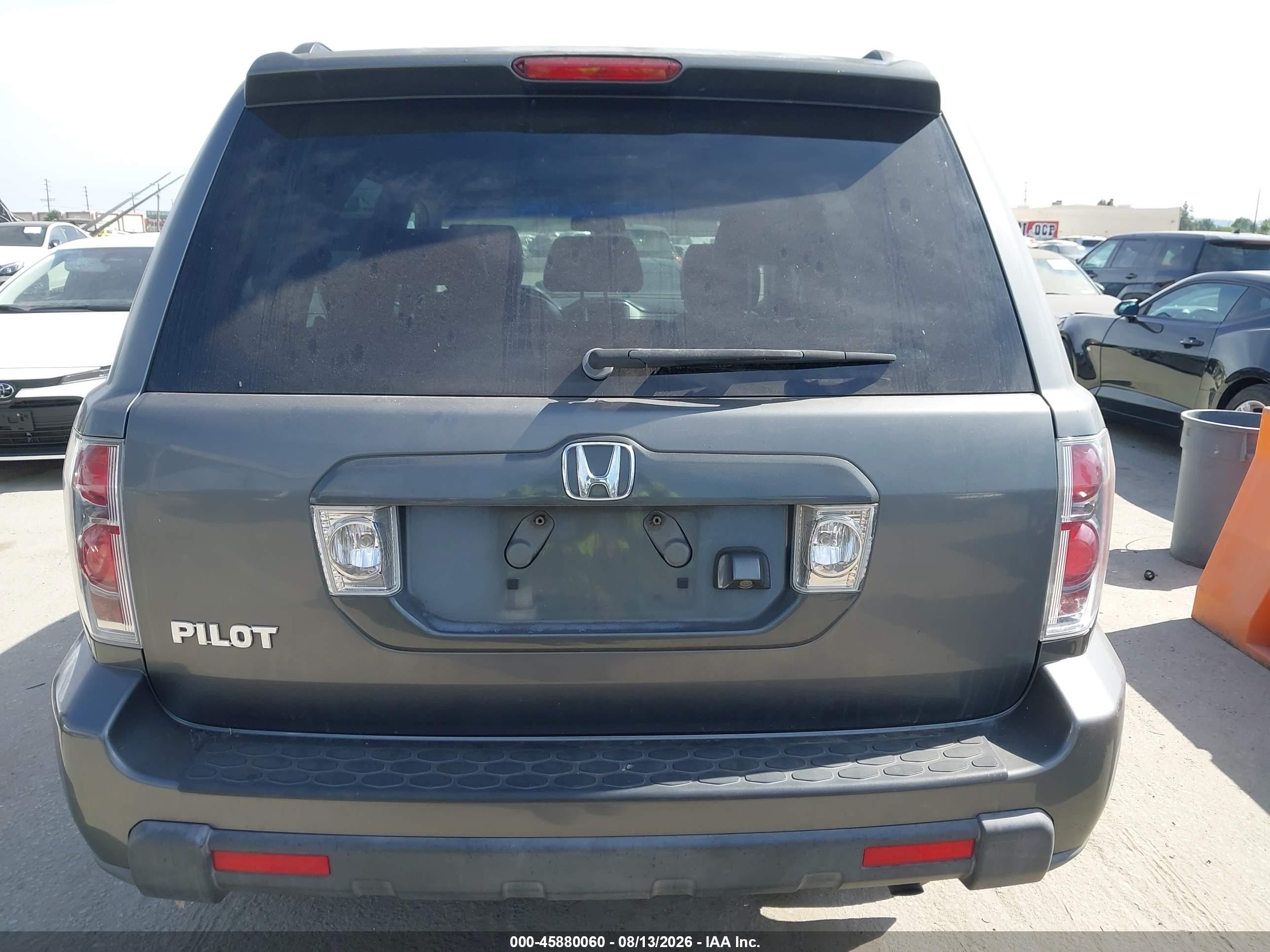 2007 Honda Pilot Ex-l Gray vin: 5FNYF28727B007428