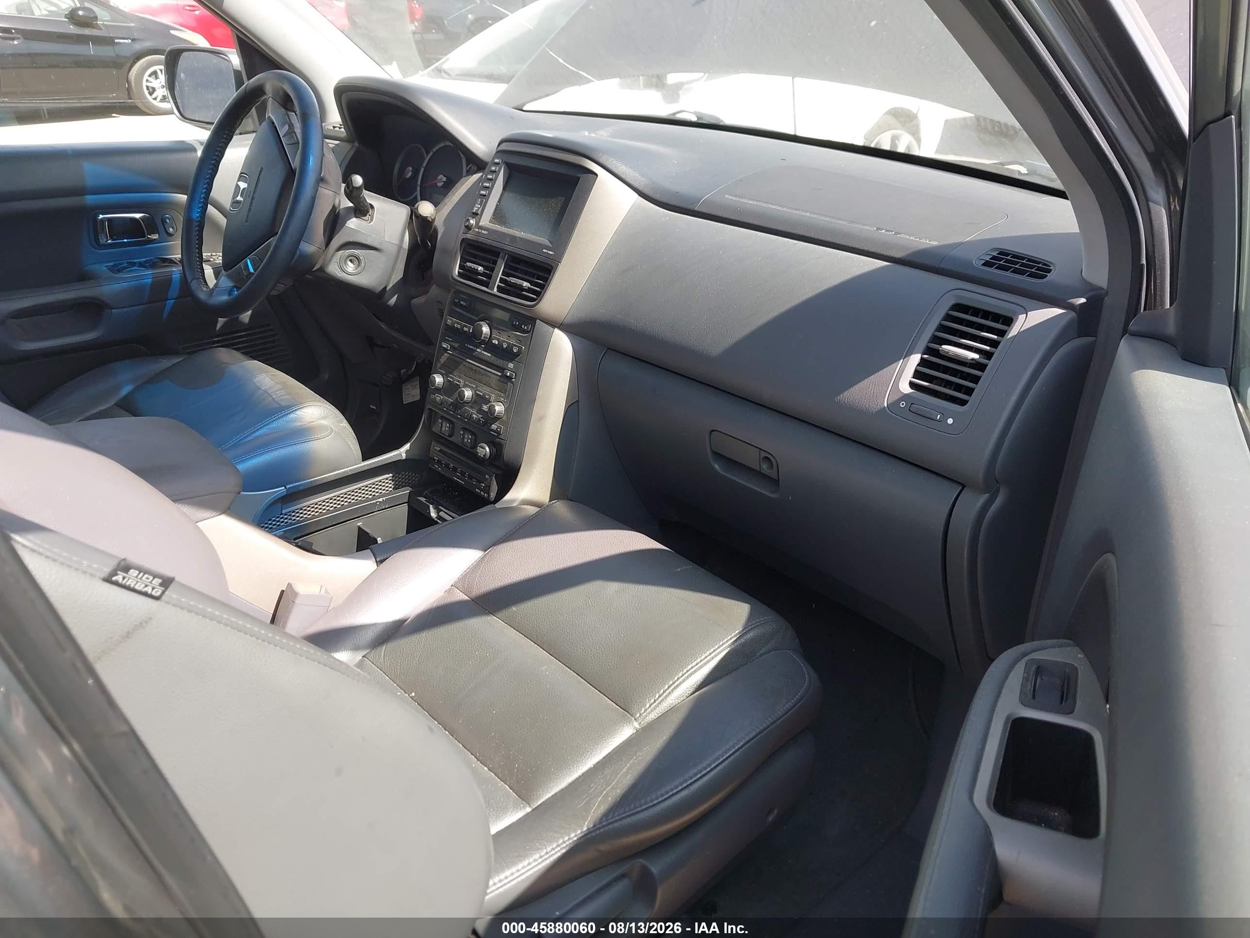 2007 Honda Pilot Ex-l Gray vin: 5FNYF28727B007428