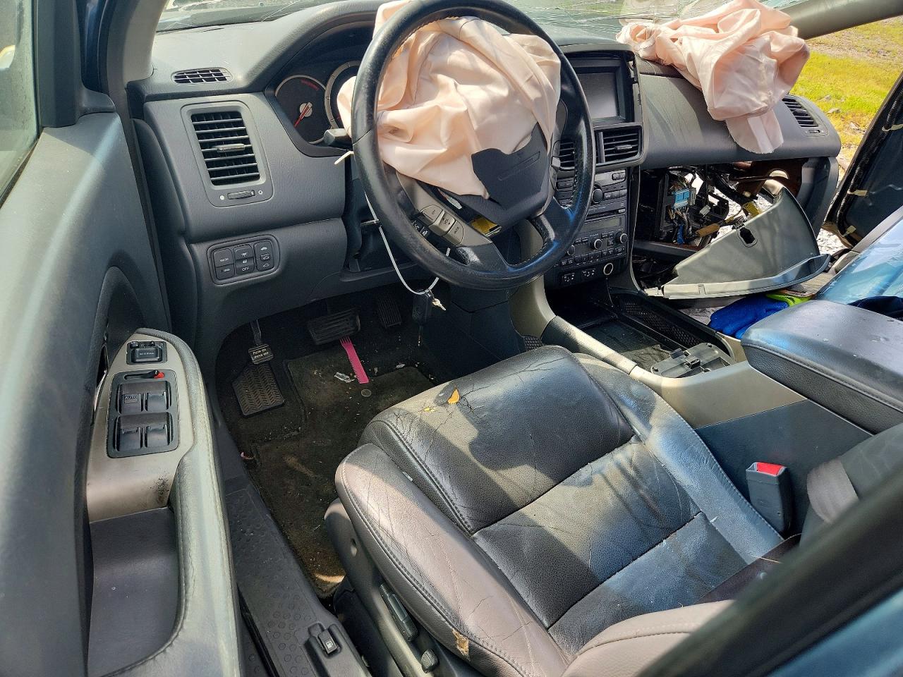2007 Honda Pilot Exl Blue vin: 5FNYF28727B017361