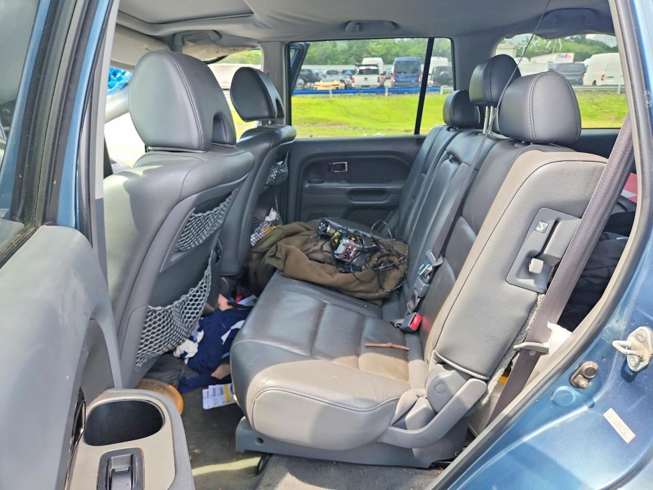 2007 Honda Pilot Exl Blue vin: 5FNYF28727B017361