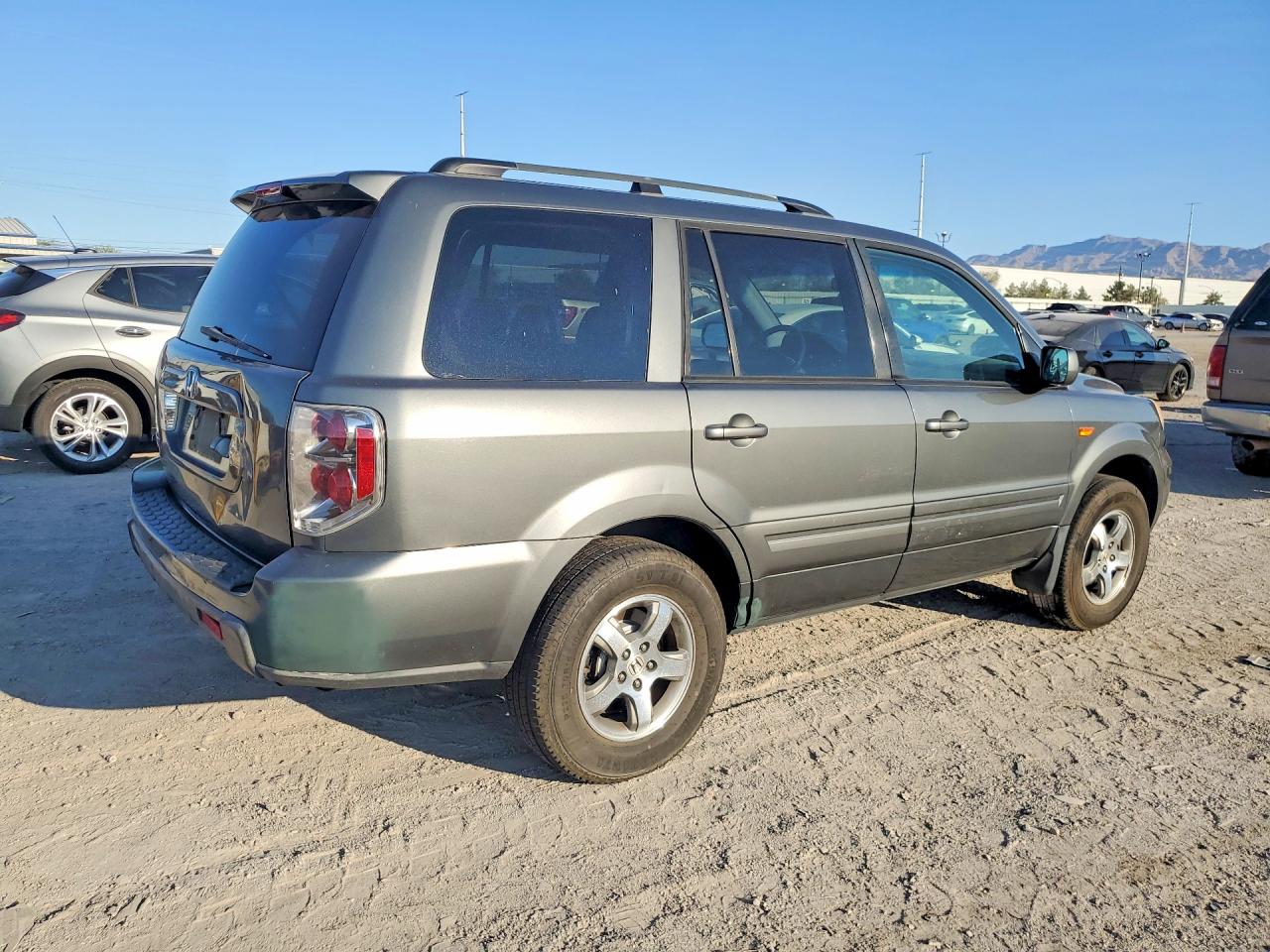 2007 Honda Pilot Exl Зеленый vin: 5FNYF28727B043085