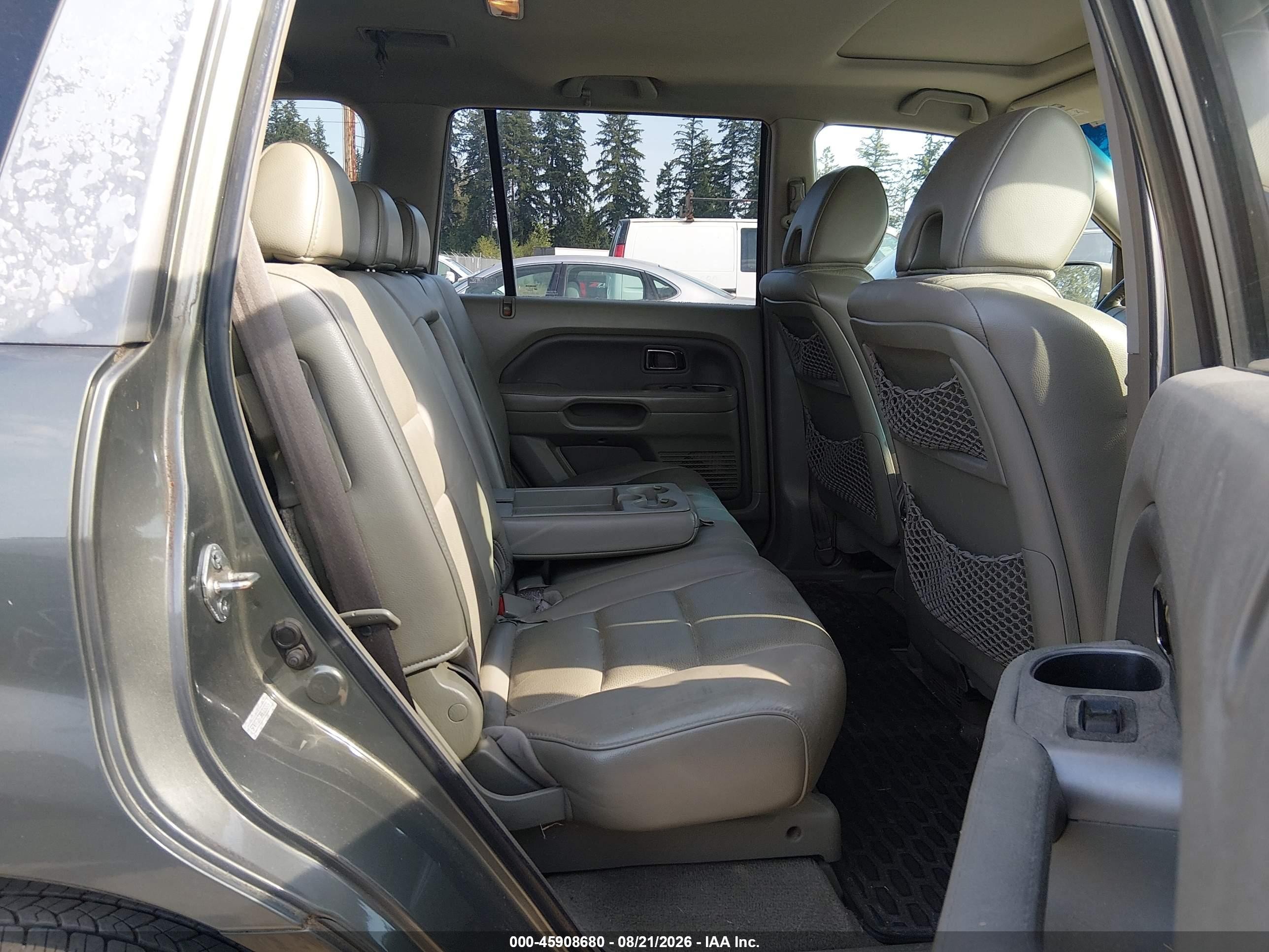 2008 Honda Pilot Ex-l Зеленый vin: 5FNYF28738B008315