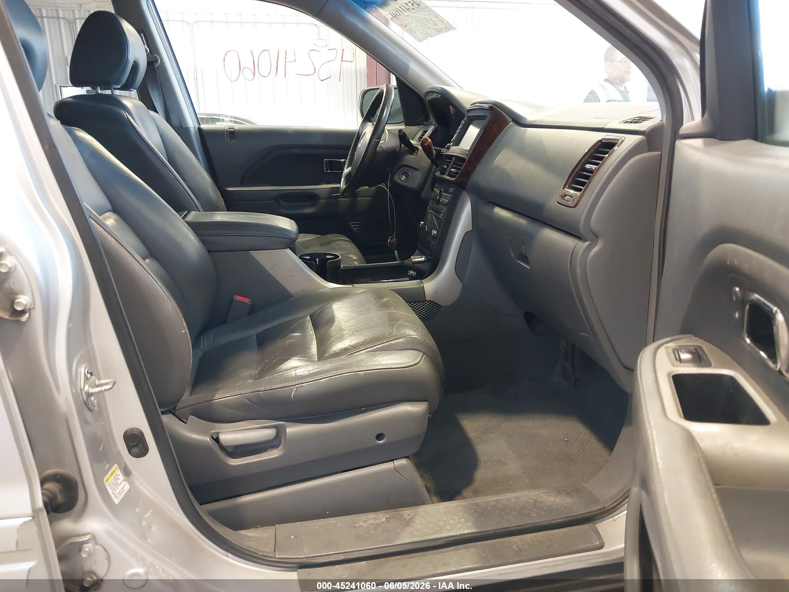 2006 Honda Pilot Ex-l Silver vin: 5FNYF28746B022527
