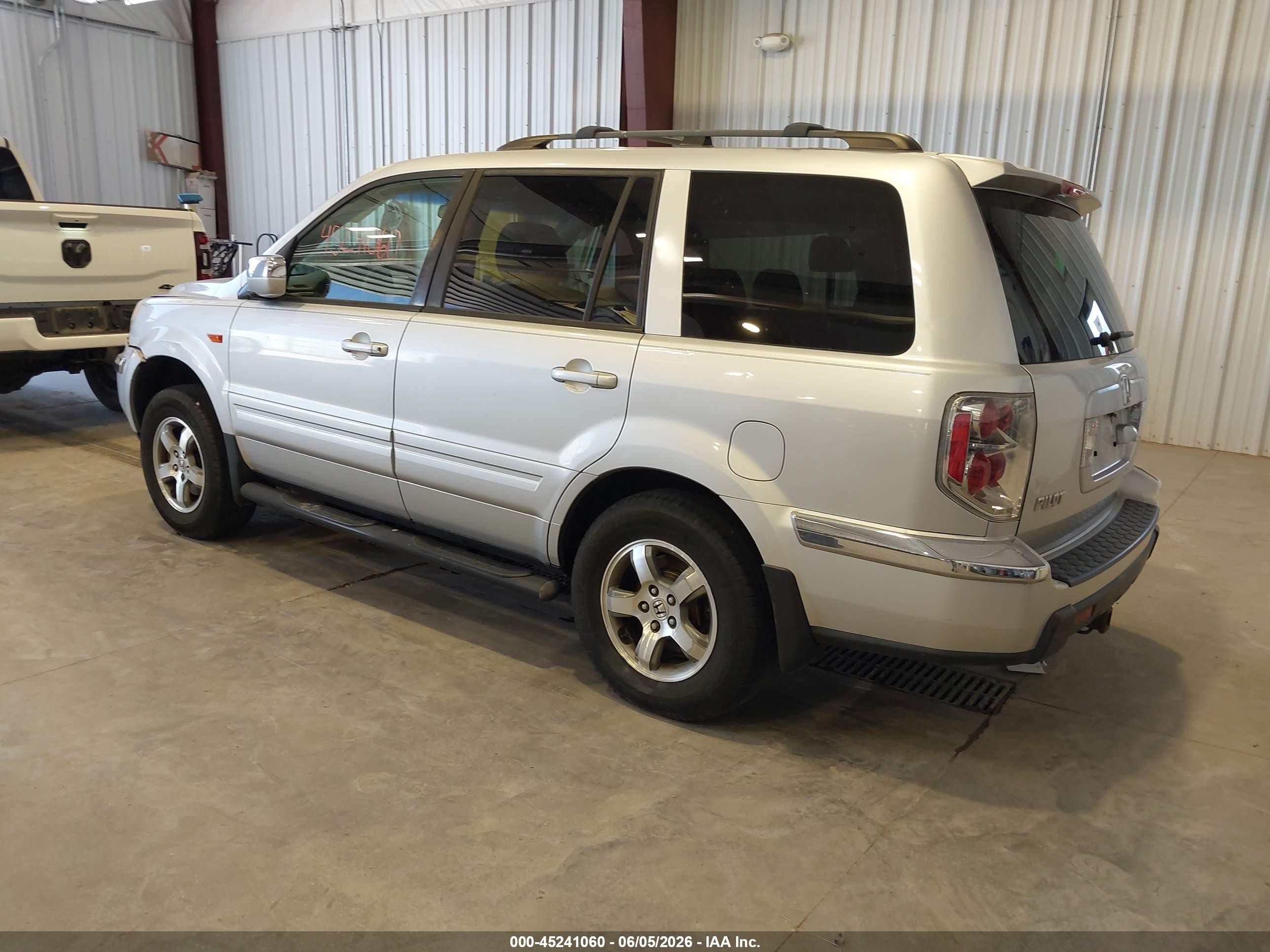 2006 Honda Pilot Ex-l Silver vin: 5FNYF28746B022527