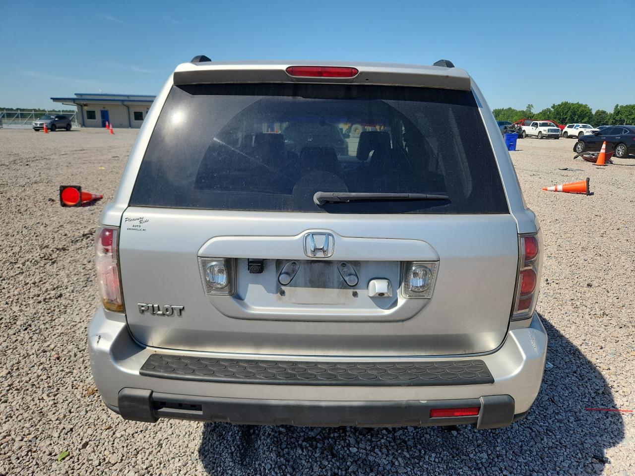 2006 Honda Pilot Ex Silver vin: 5FNYF28746B035195