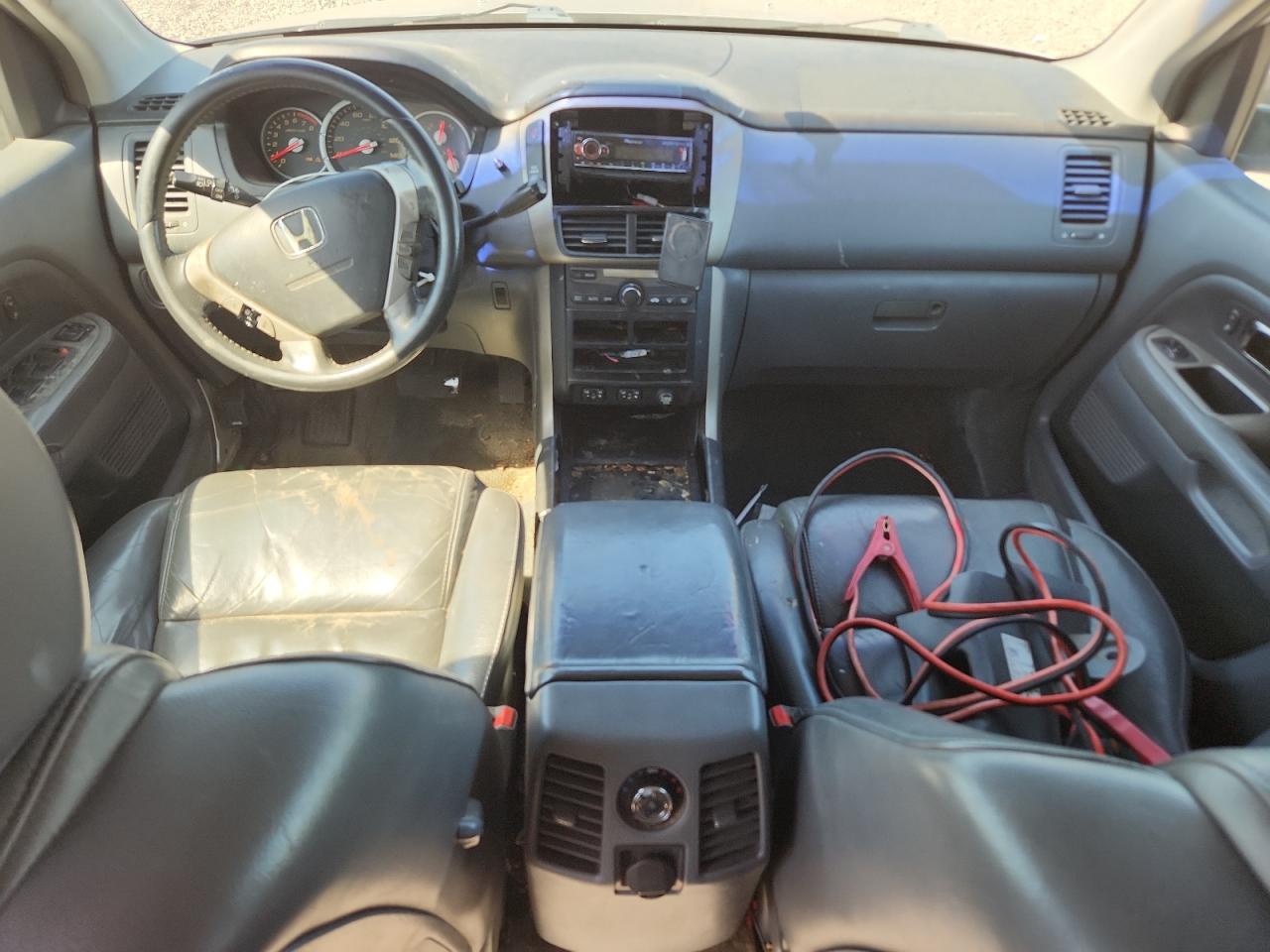 2006 Honda Pilot Ex Silver vin: 5FNYF28746B035195