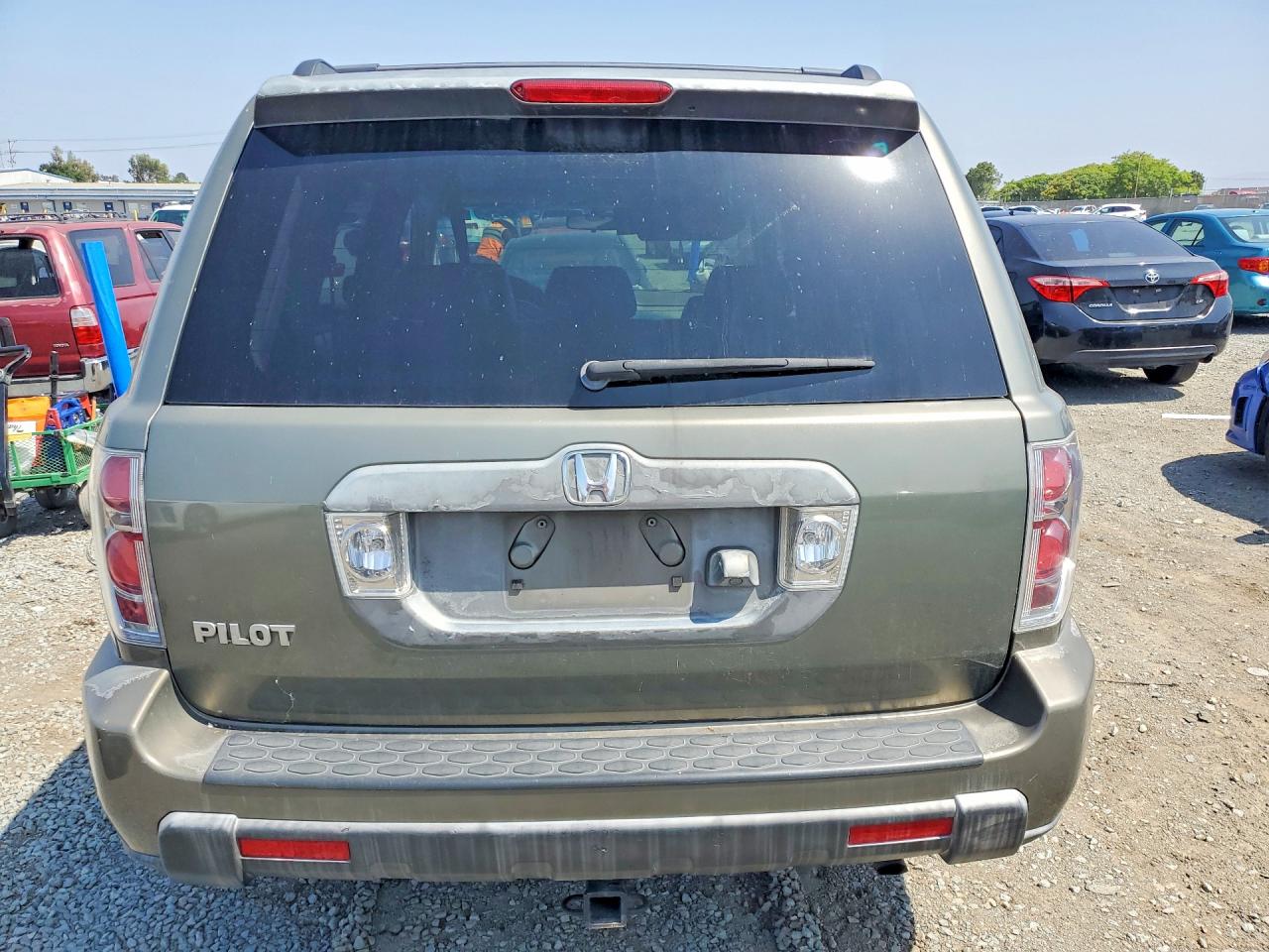 2007 Honda Pilot Exl Green vin: 5FNYF28747B045002