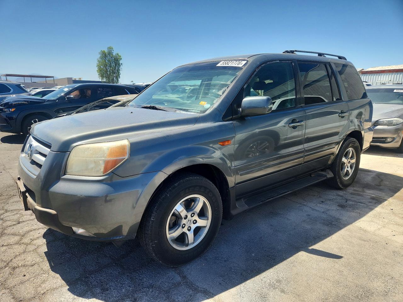 2008 Honda Pilot Exl Gray vin: 5FNYF28748B000840