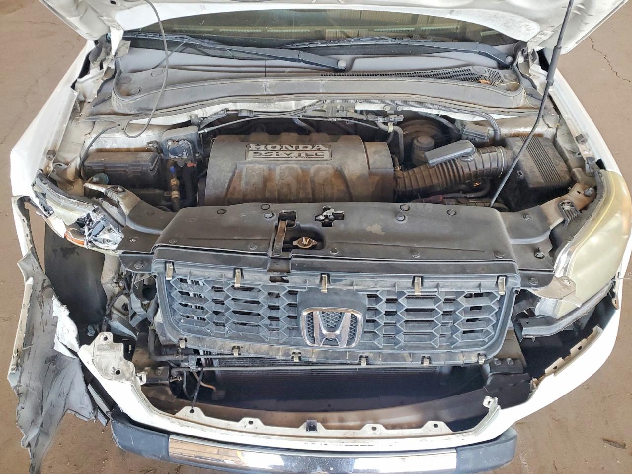 2007 Honda Pilot Exl White vin: 5FNYF28757B044781