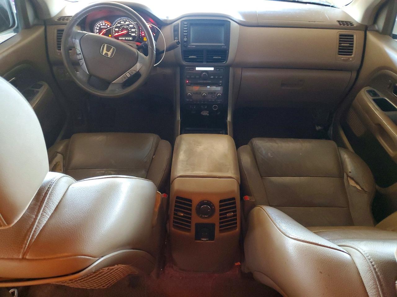 2007 Honda Pilot Exl White vin: 5FNYF28757B044781