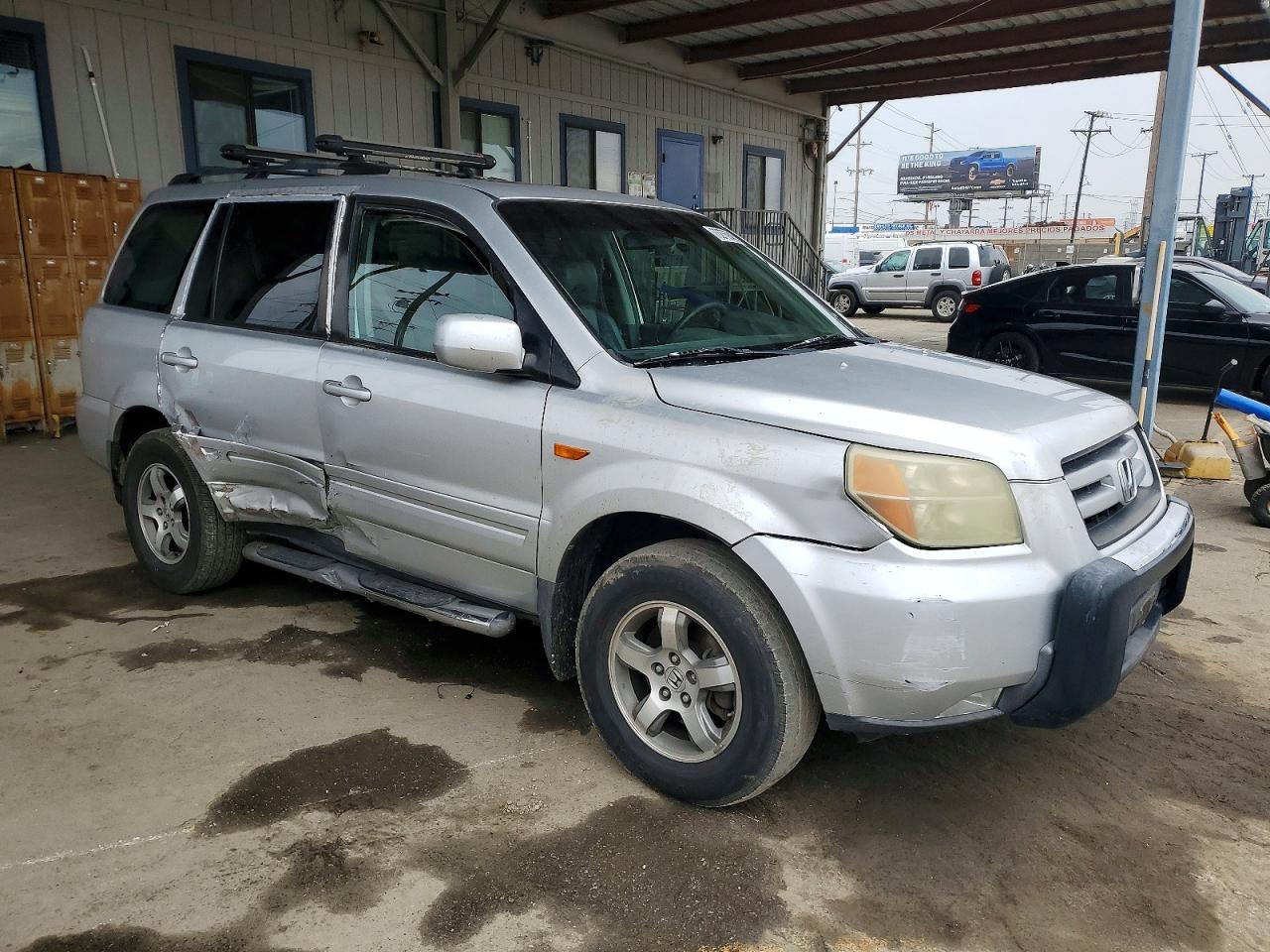 2006 Honda Pilot Ex Silver vin: 5FNYF28766B026773