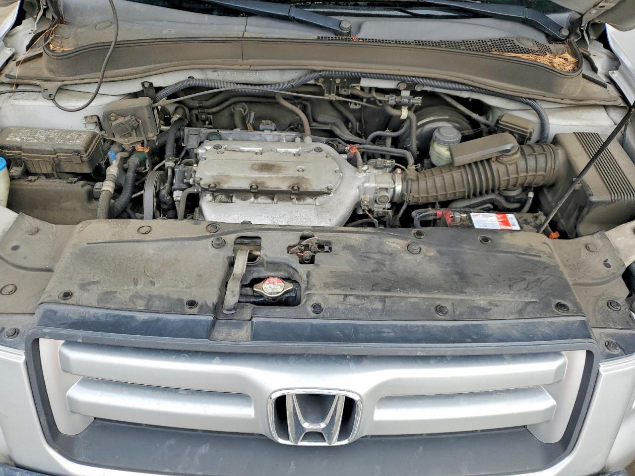 2006 Honda Pilot Ex Silver vin: 5FNYF28766B026773