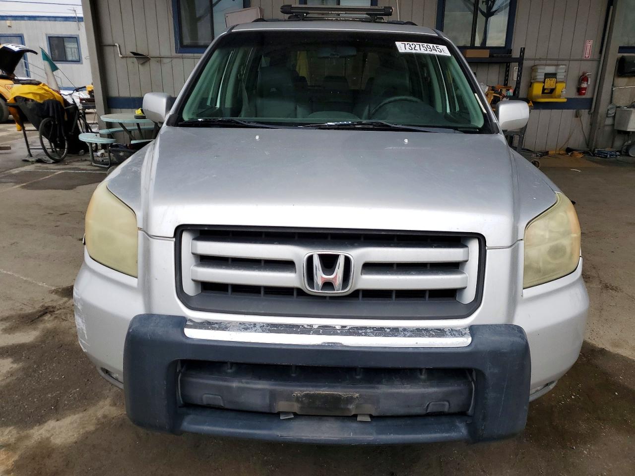 2006 Honda Pilot Ex Silver vin: 5FNYF28766B026773