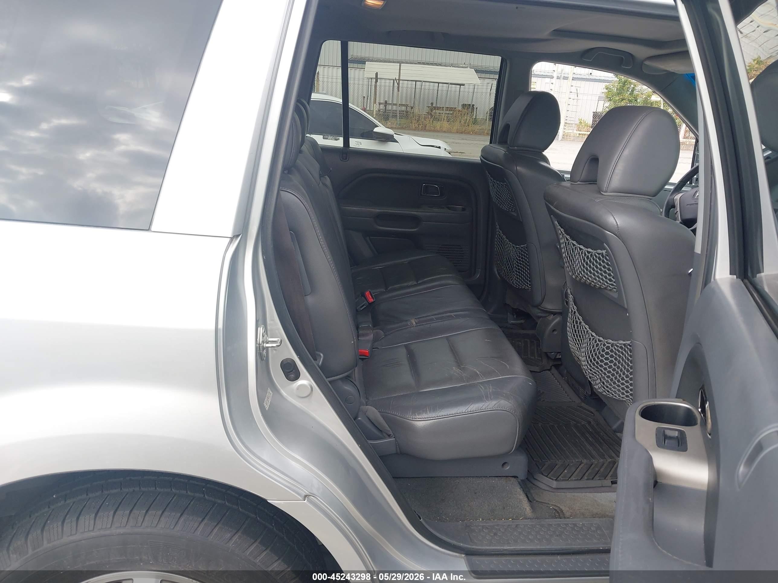 2007 Honda Pilot Ex-l Silver vin: 5FNYF28797B021522