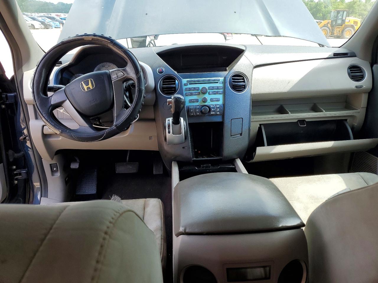 2009 Honda Pilot Lx Blue vin: 5FNYF38229B024713