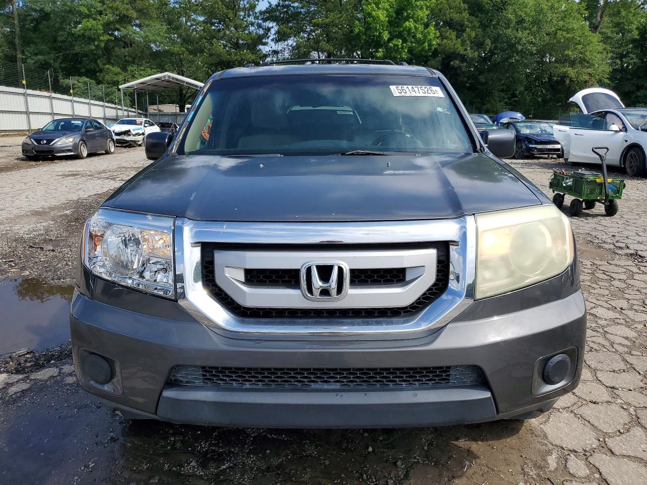 2009 Honda Pilot Lx Серый vin: 5FNYF38229B026896