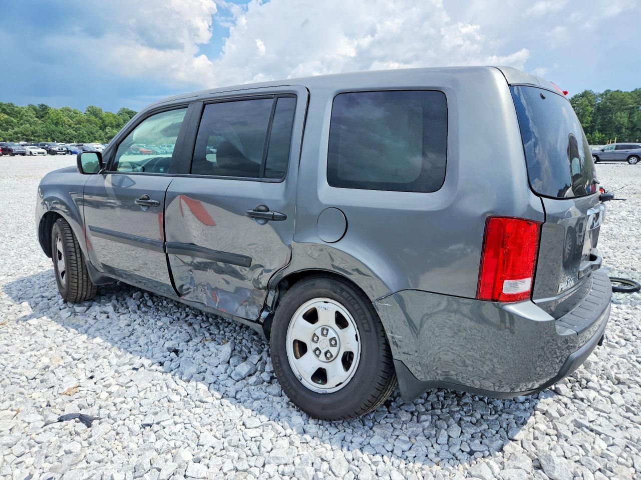2009 Honda Pilot Lx Серый vin: 5FNYF38279B002691