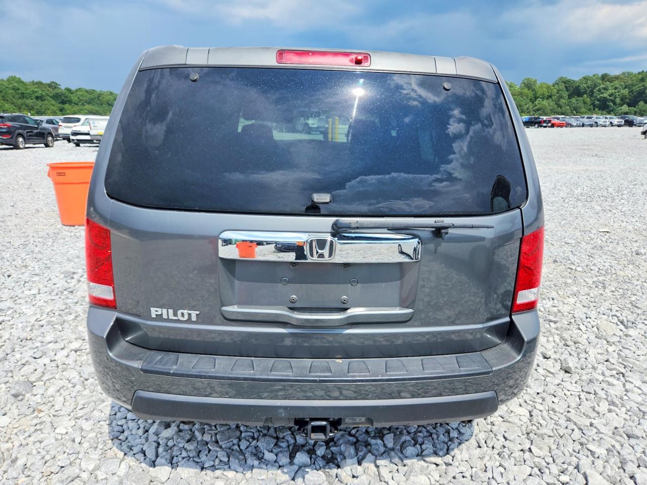 2009 Honda Pilot Lx Серый vin: 5FNYF38279B002691