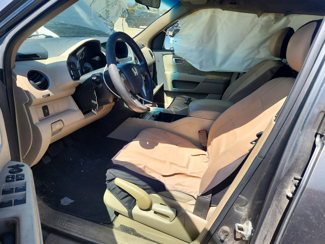 2009 Honda Pilot Lx Gray vin: 5FNYF382X9B009070