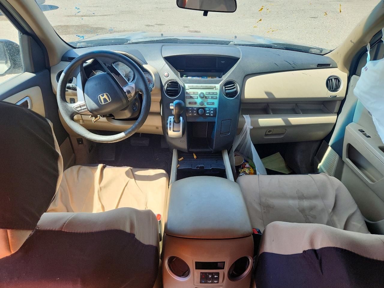 2009 Honda Pilot Lx Gray vin: 5FNYF382X9B009070