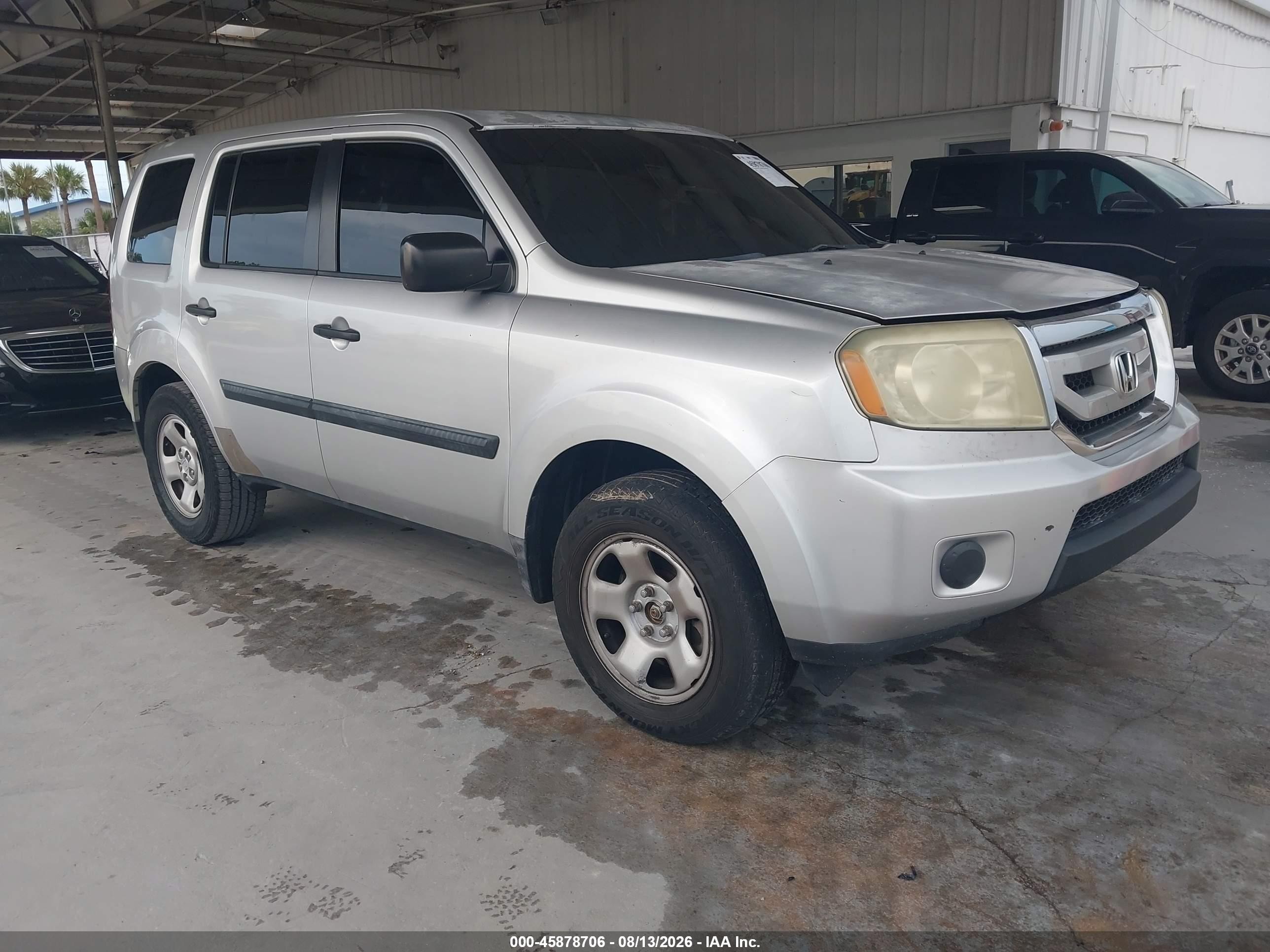 2009 Honda Pilot Lx Серый vin: 5FNYF382X9B025270