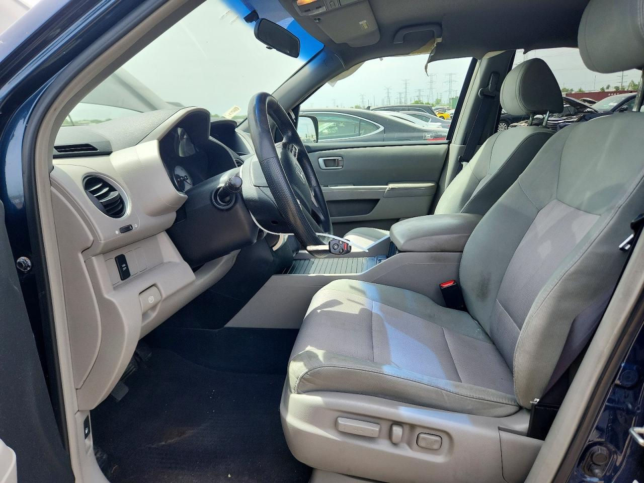 2009 Honda Pilot Ex Blue vin: 5FNYF38419B008729