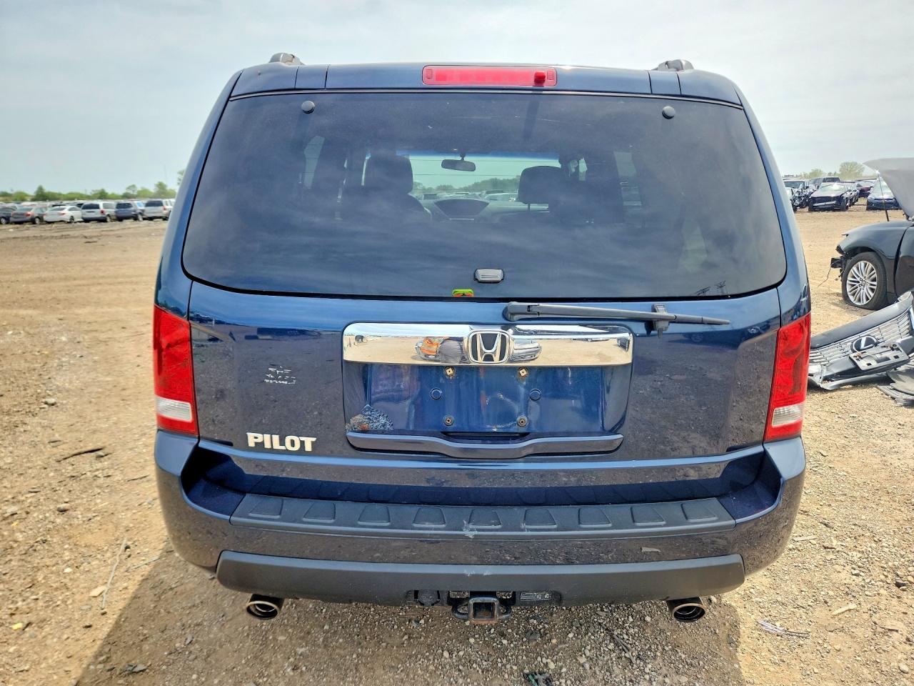 2009 Honda Pilot Ex Blue vin: 5FNYF38419B008729
