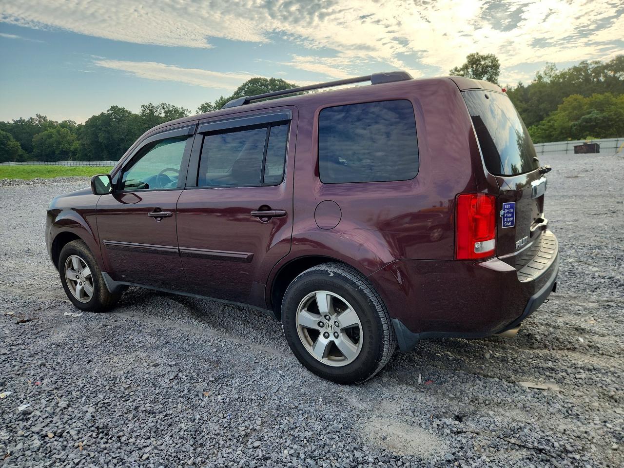 2009 Honda Pilot Ex Бордовый vin: 5FNYF38429B004012