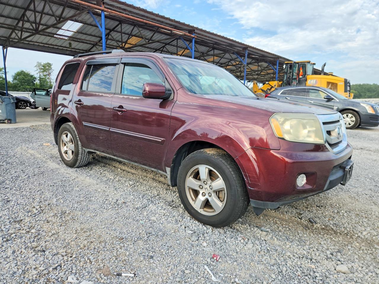 2009 Honda Pilot Ex Бордовый vin: 5FNYF38429B004012