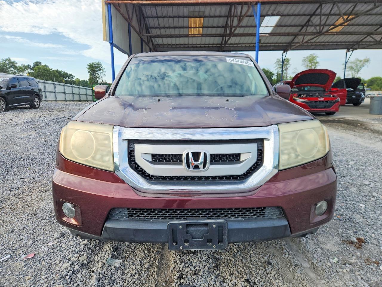 2009 Honda Pilot Ex Бордовый vin: 5FNYF38429B004012