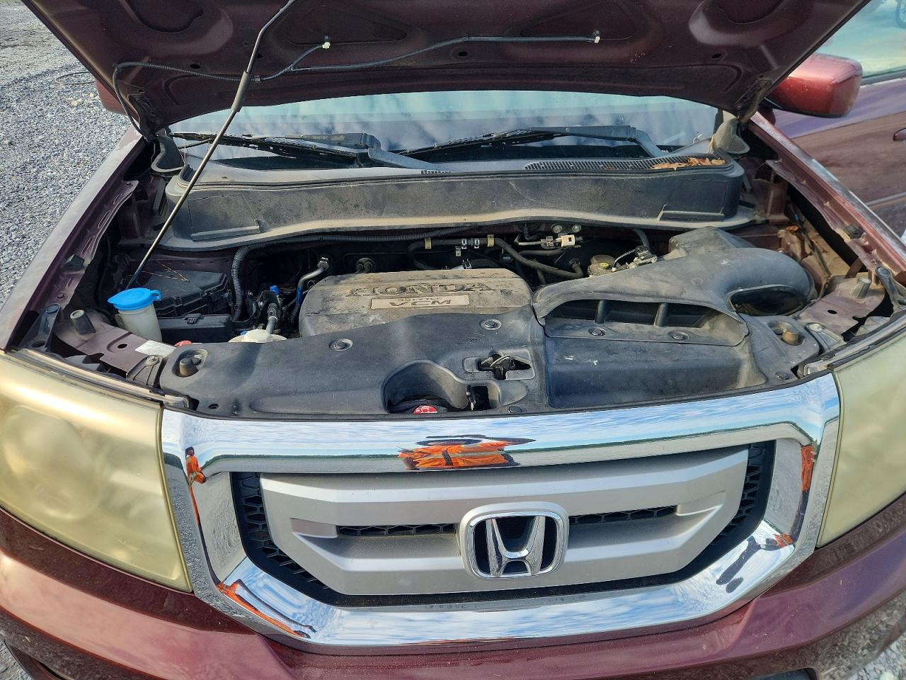 2009 Honda Pilot Ex Бордовый vin: 5FNYF38429B004012