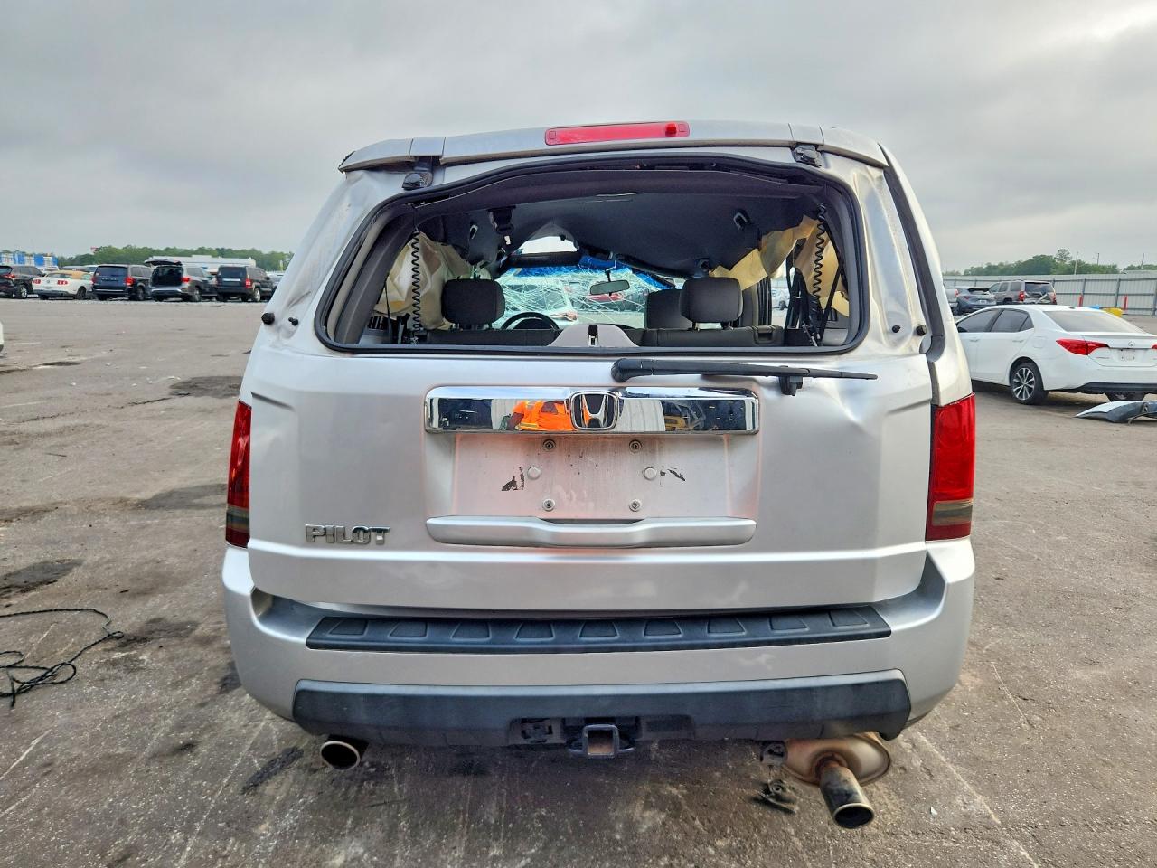 2009 Honda Pilot Ex Silver vin: 5FNYF38439B015648