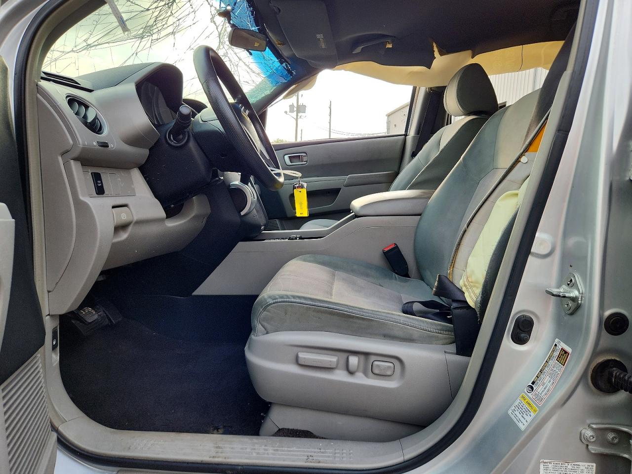 2009 Honda Pilot Ex Silver vin: 5FNYF38439B015648