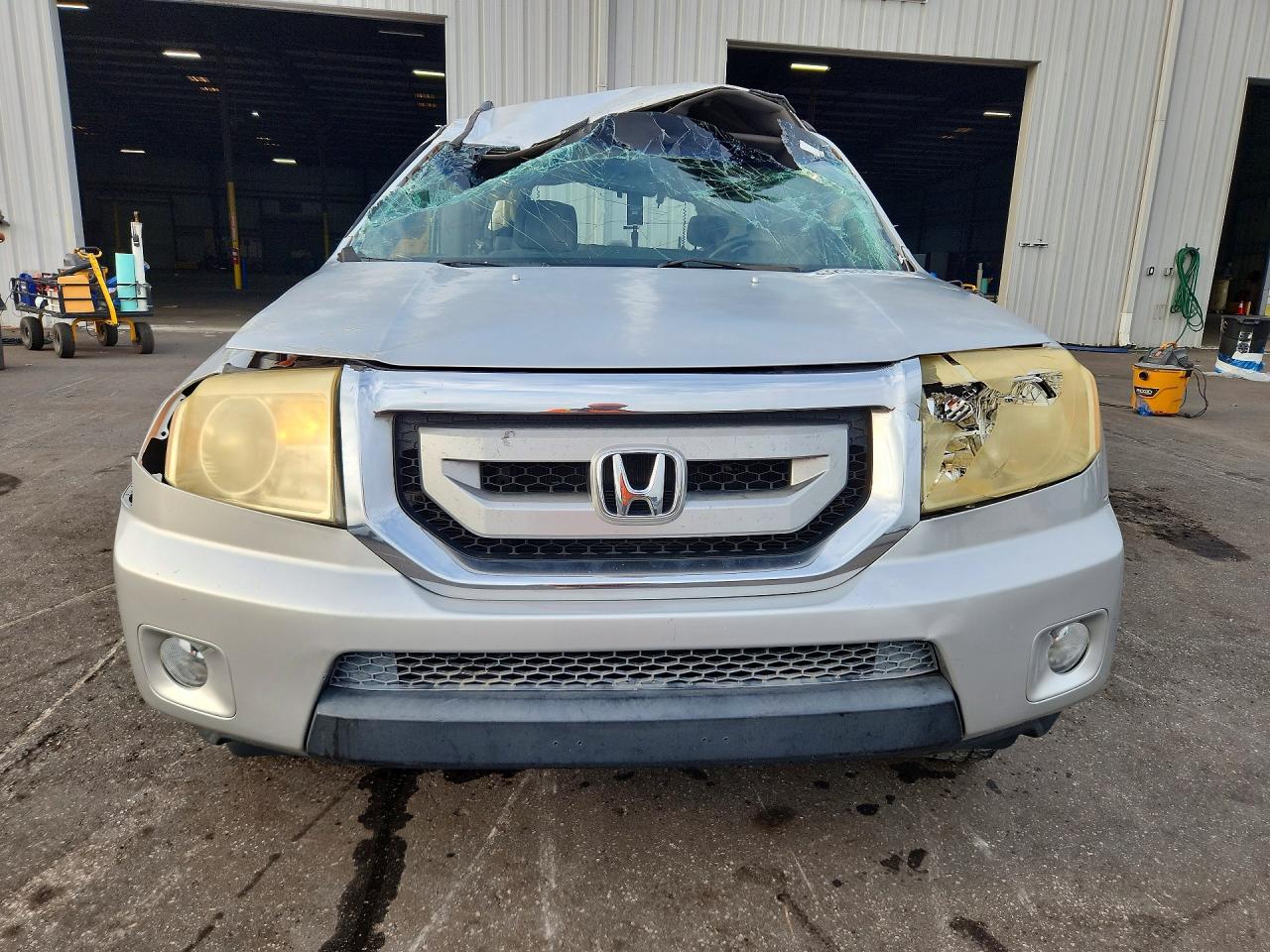 2009 Honda Pilot Ex Silver vin: 5FNYF38439B015648