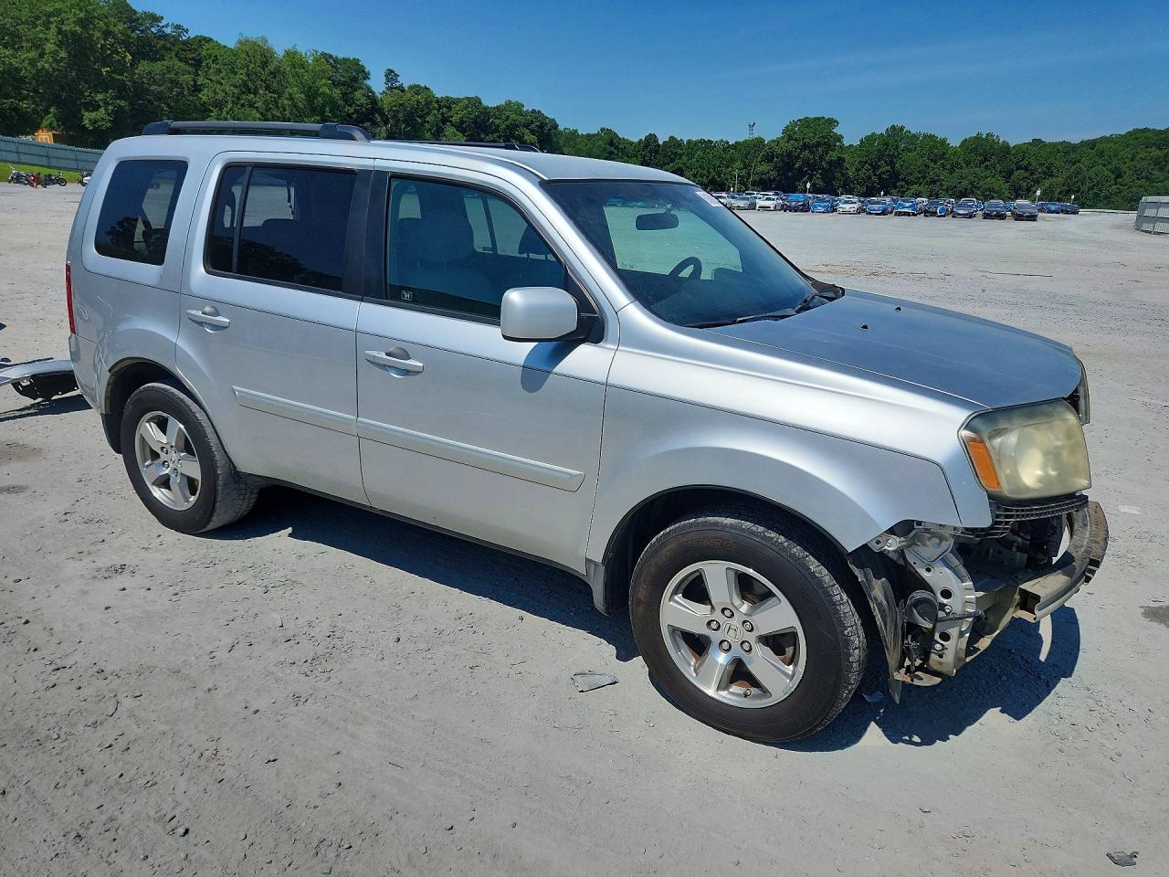 2009 Honda Pilot Ex Gray vin: 5FNYF38469B028300