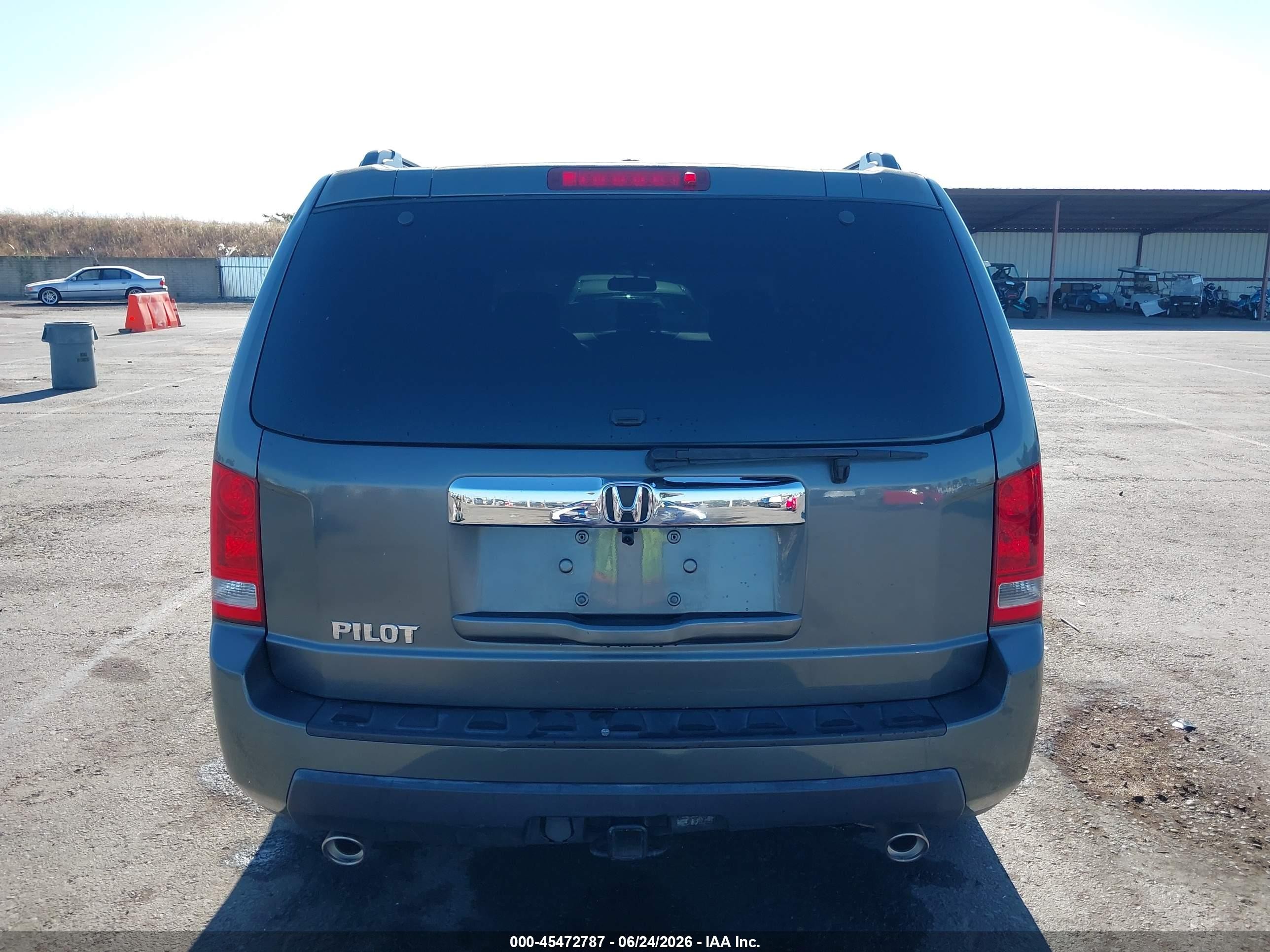 2009 Honda Pilot Ex Green vin: 5FNYF38479B015328
