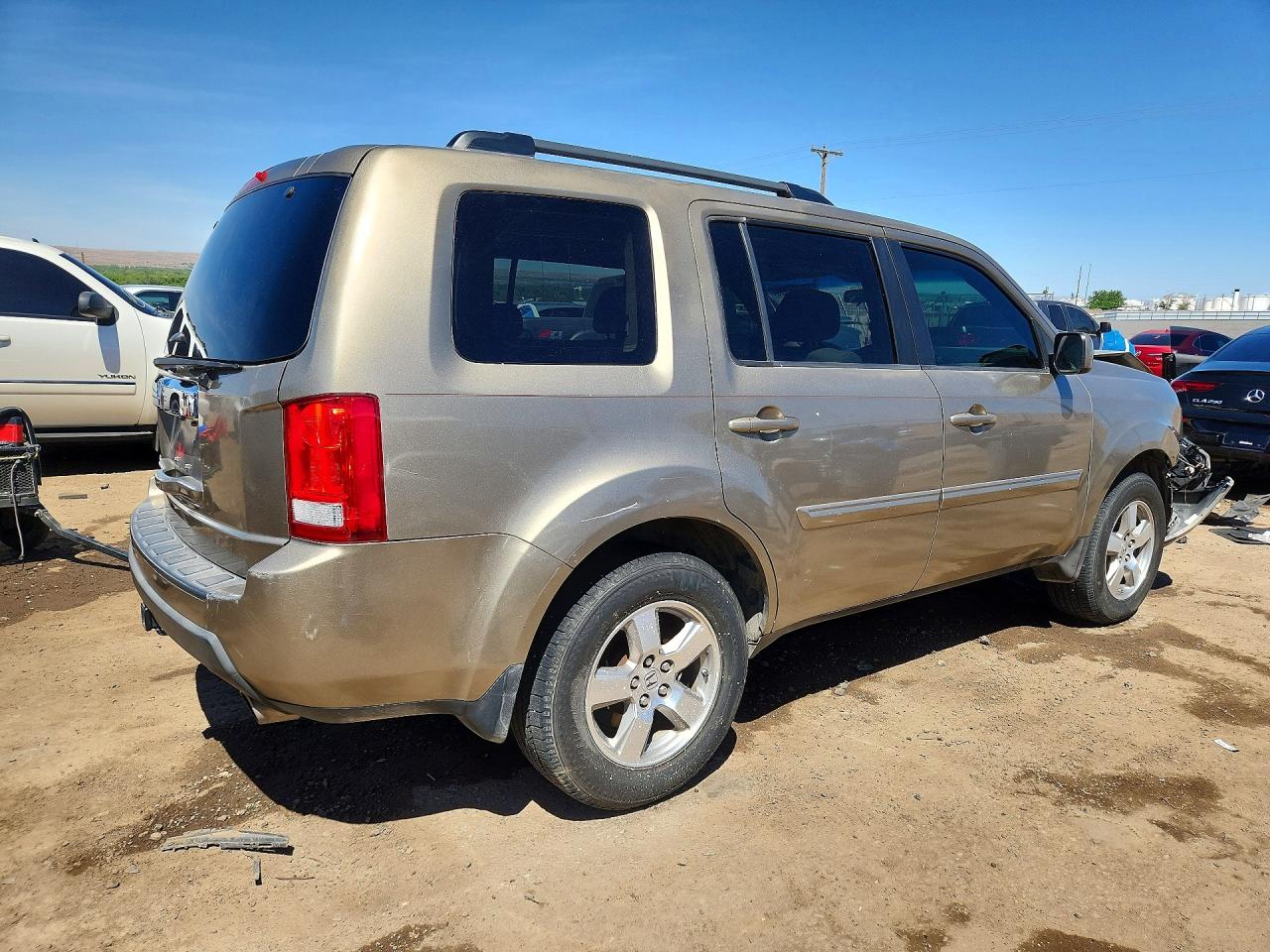 2009 Honda Pilot Ex Gold vin: 5FNYF38489B019436